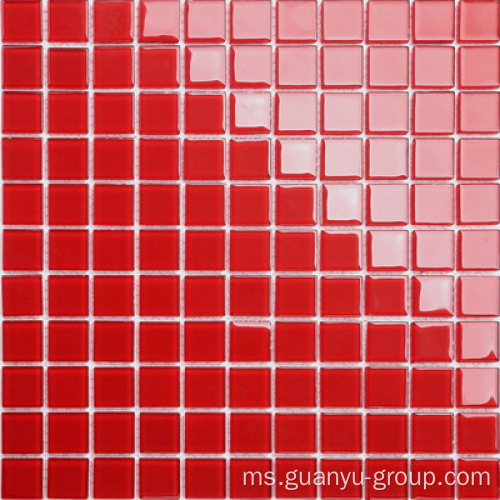 Murni Warna Merah Mosaic